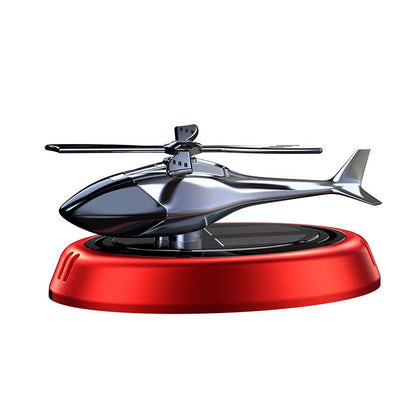 Car Air Freshener Helicopter Solar Rotating Aroma Diffuser Automotive Interior Decorative Accessorie Universal